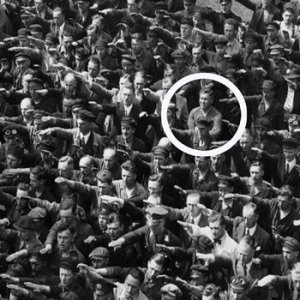August Landmesser - Nazi Rally 